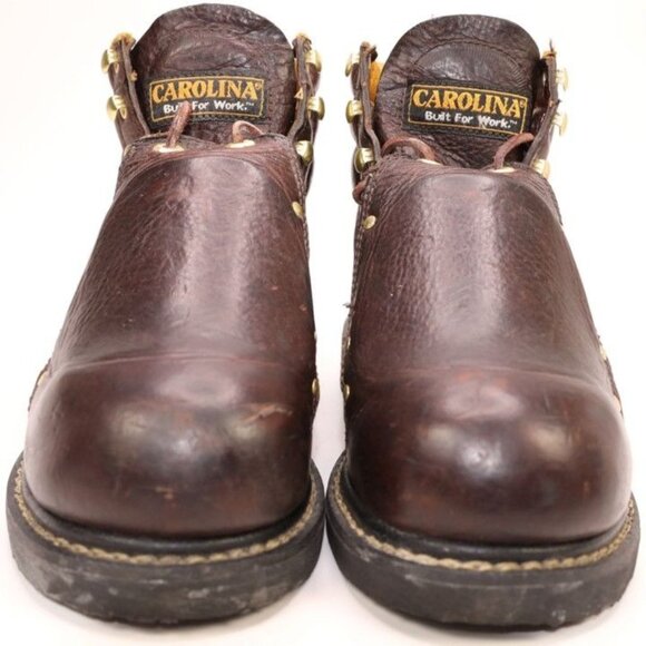 Carolina 6" Steel Toe Work Boot Men 7.5 Brown Leather Safety Oil Resistant CA508 - Picture 6 of 14